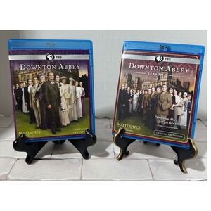 Downton Abbey Season 1 & Season 2 Blu Ray Set Original UK Edit. PBS Masterpiece